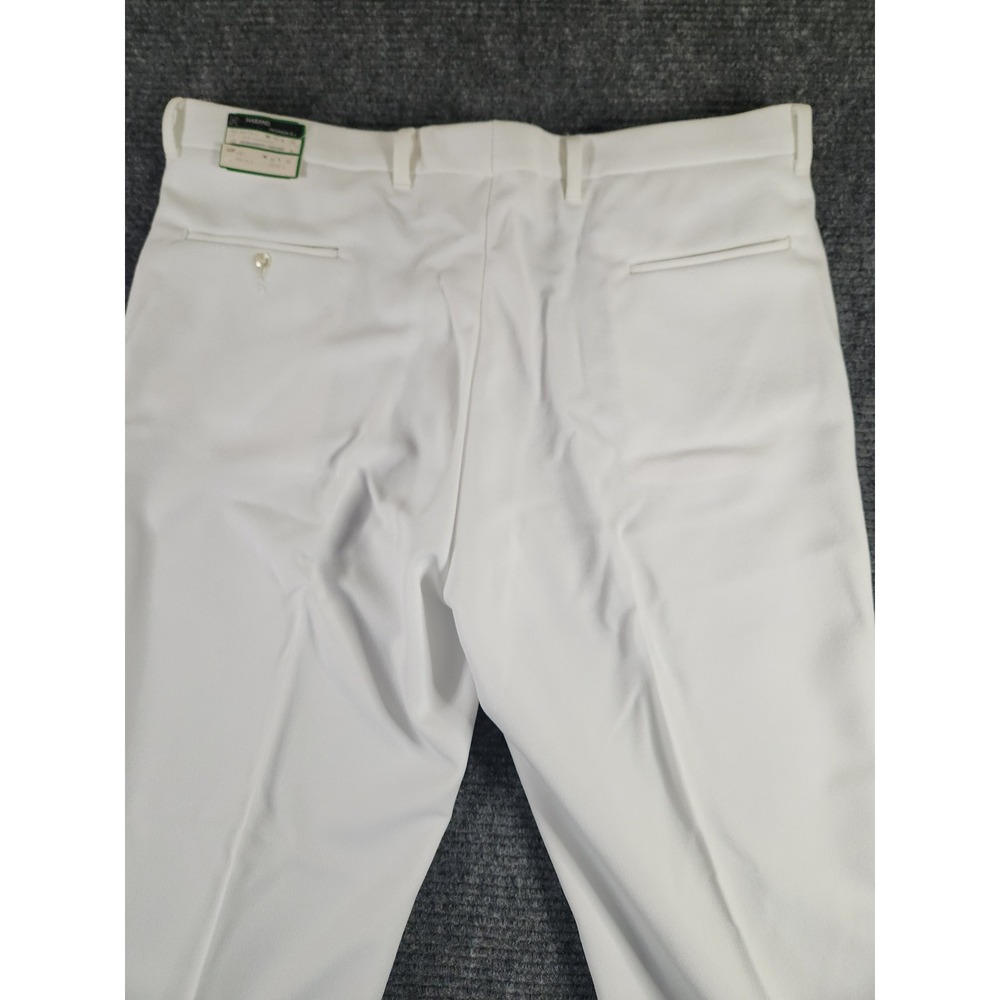 New Old Stock Vintage Haband Mens White Dress Slacks Pants 41x30 Made in USA